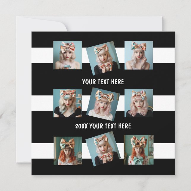 Selfie Insta 9 clean and simple photo template (Front)