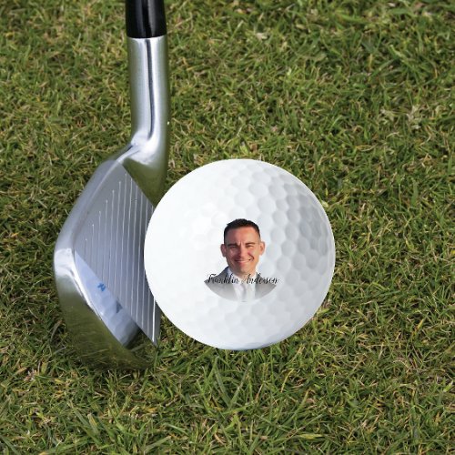 Selfie Monogram Create Your Own Amazing Photo Golf Balls
