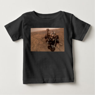 Selfie of Mars Curiosity Red Martian Landscape Baby T-Shirt