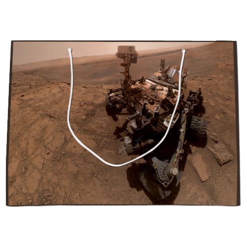 Selfie of Mars Curiosity Red Martian Landscape Large Gift Bag
