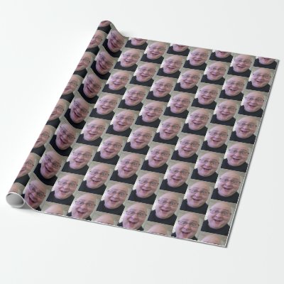 Selfie On Personalized Chirstmas Wrapping Paper