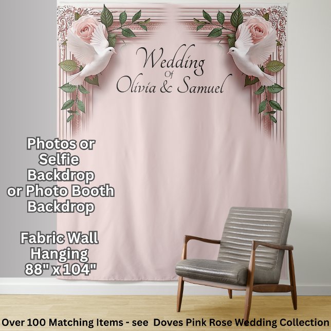 Selfie or Photo-Booth Backdrop Fabric Wall-hanging (Creator Uploaded)