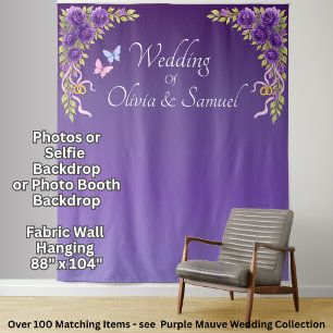 Selfie or Photo-Booth Backdrop Fabric Wall-hanging