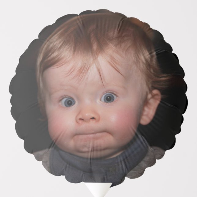 Selfie Photo Upload | Your Face Fun party  Balloon (Front)