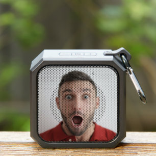 Selfie Photo Upload Your Face Fun Party Bluetooth Speaker