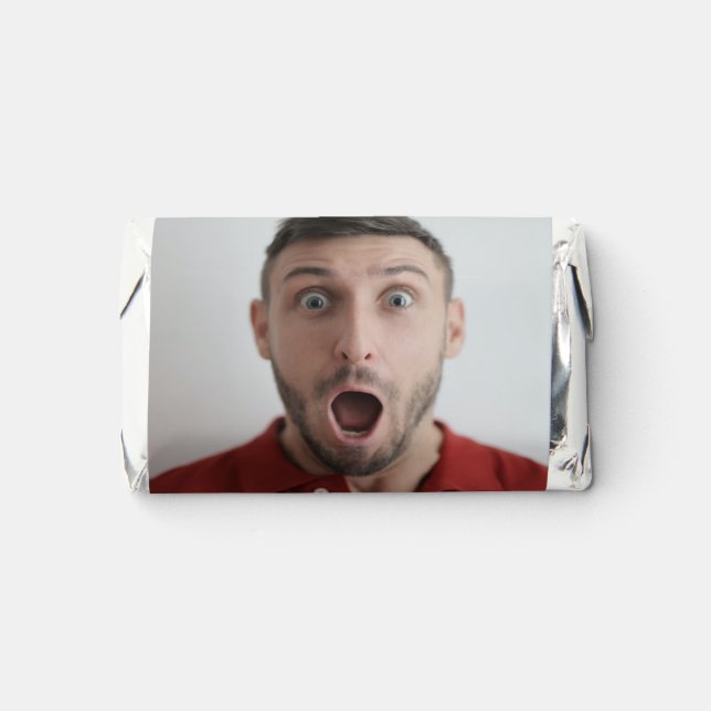 Selfie Photo Upload | Your Face Fun Party Hershey's Miniatures (Front)