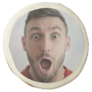 Selfie Photo Upload | Your Face Fun Party Sugar Cookie at Zazzle