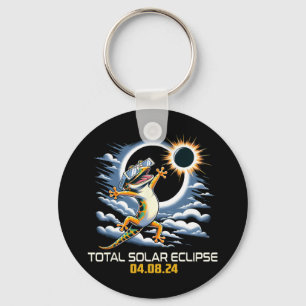 Selfie Solar Eclipse Keychain