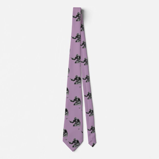 selfie stick mens neck tie (Front)
