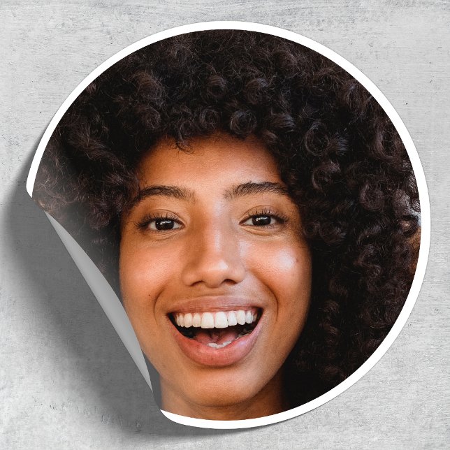 Selfie | Your Face Photo Fun Bachelorette Party Sticker (Creator Uploaded)