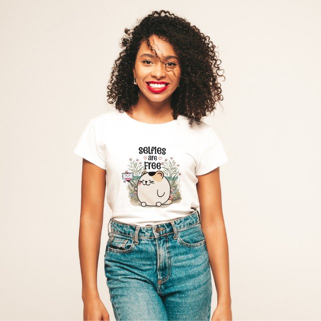 Selfies are Free Womens T-Shirt (Creator Uploaded)