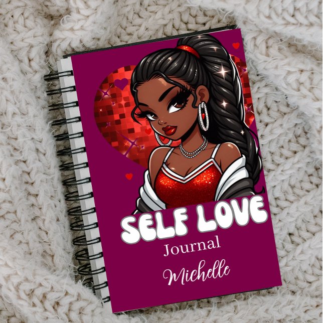 Selflove: Black Woman woman history month  Notebook (Creator Uploaded)