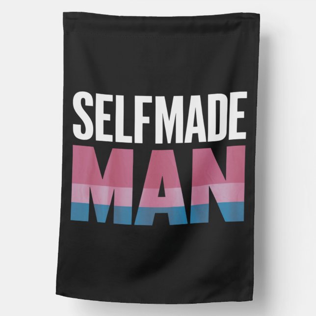 Selfmade Man Transgender Trans Pride Flag Transsex (Front)