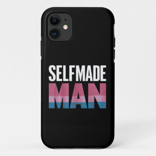 Selfmade Man Transgender Trans Pride Flag Transsex iPhone 11 Case