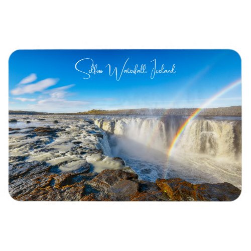 Selfoss Waterfall Iceland Magnet