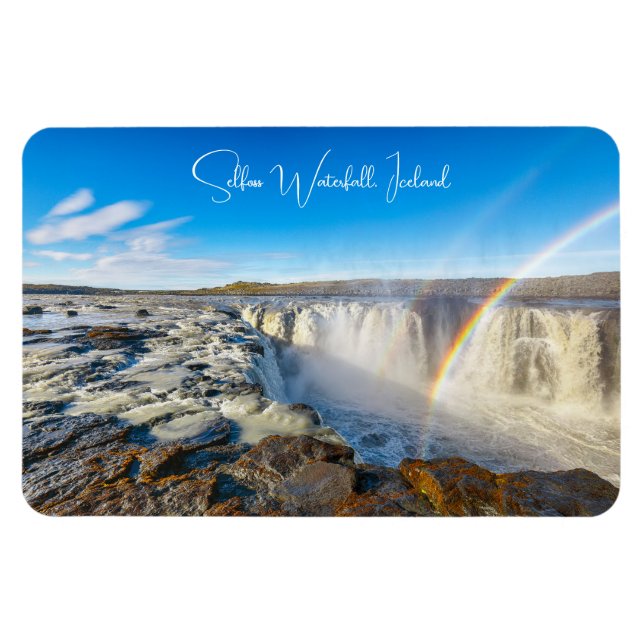 Selfoss Waterfall, Iceland Magnet (Horizontal)