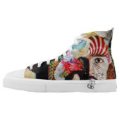 SELFPORTRAIT WITH THE CRITICAL EYE PRINTED SHOES (Left Shoe Outside)