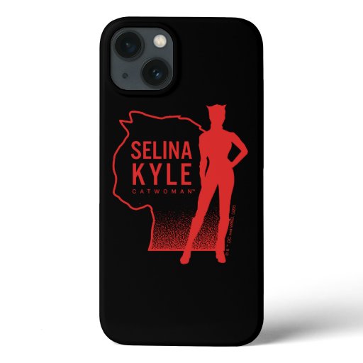Selina Kyle Catwoman Outline Logo iPhone 13 Case
