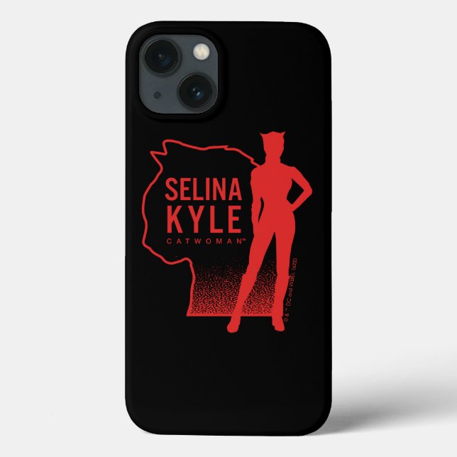 Selina Kyle Catwoman Outline Logo Case-Mate iPhone Case (Back)