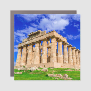 Selinunte temple in Sicily Car Magnet