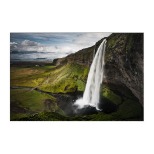 Seljalandsfoss Waterfall Iceland Acrylic Print