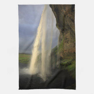Seljalandsfoss waterfall, Iceland Kitchen Towel