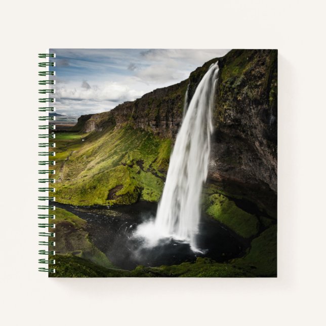Seljalandsfoss Waterfall | Iceland Notebook (Front)