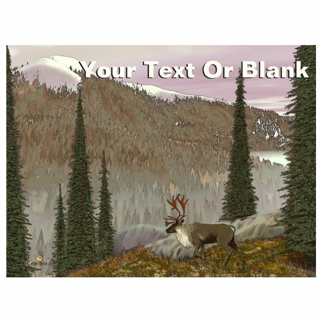 Selkirk Caribou Statuette (Front)