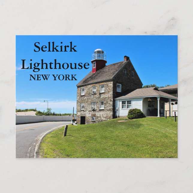 Selkirk Lighthouse, New York Postcard (Front)