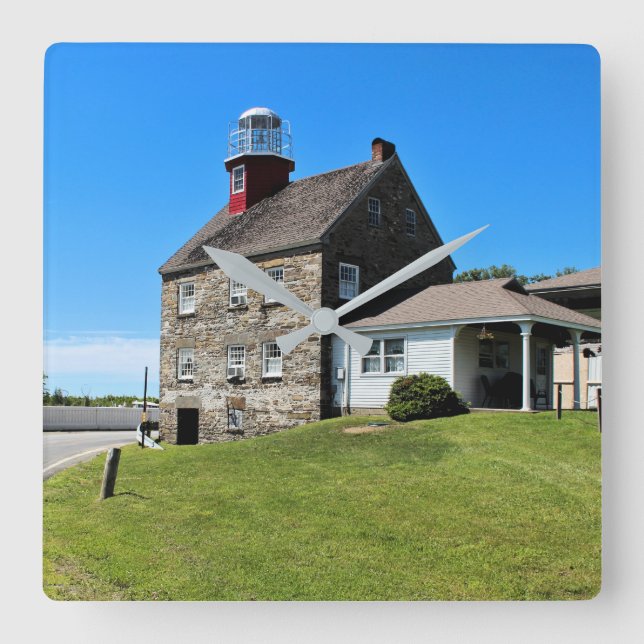 Selkirk Lighthouse, New York Wall Clock (Front)