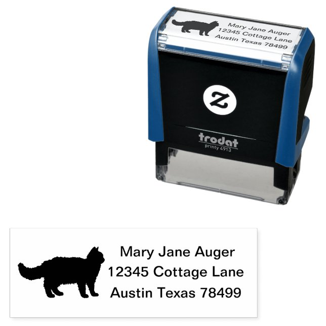 Selkirk Rex Personalized  Self-inking Stamp (In Situ)