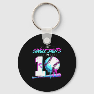 Sell 10 Years Old Birthday Double Digits 10 Birthd Keychain