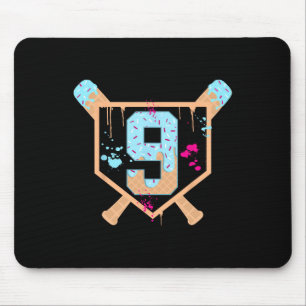 Sell 9 Year Old Ice Cream Drip 9th Birthday Boy Nu Mouse Pad