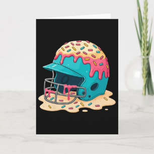 Sell Catcher Helmet With Face Mask Ice-cream Dripp Card