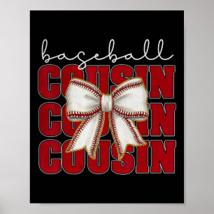 Sell Cousin Coquette Bow Sport Lover Mothers Day V Poster