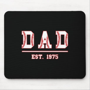 Sell Dad Est. 1975 Softll Fathers Day Birthday Vin Mouse Pad