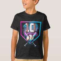 Sell Drip 10th Birthday Home Plate Boy Youth 10 Ye