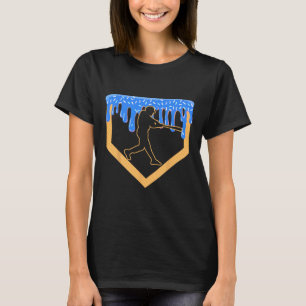 Sell Drip Boy Home Plate Ice Cream Youth Sell Play T-Shirt