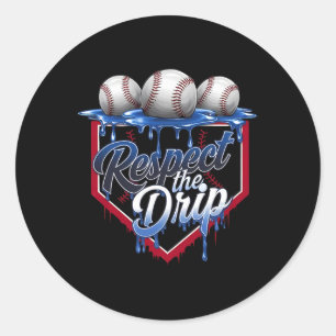 Sell Drip Boys Ice Cream Drip Youth Respect The Dr Classic Round Sticker