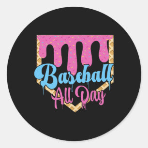 Sell Drip Boys Ice Cream Drip Youth Sell All Day Classic Round Sticker