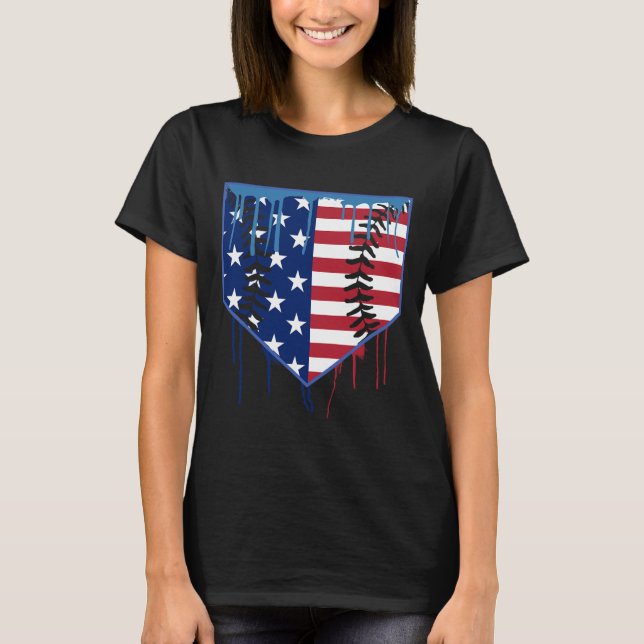 Sell Drip Boys Ice Cream Patriotic American Flag 1 T-Shirt (Front)