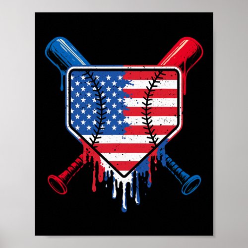 Sell Drip Boys Ice Cream Patriotic American Flag  Poster