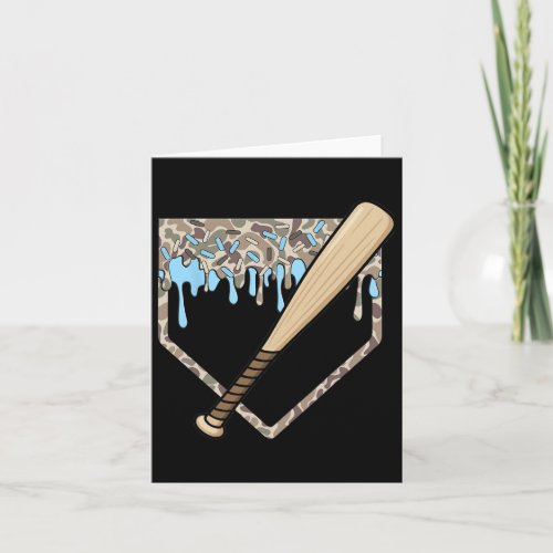 Sell Drip Camo Sell Home Plate T Boys Sports  Card