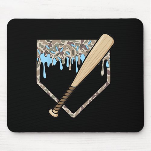 Sell Drip Camo Sell Home Plate T Boys Sports  Mouse Pad