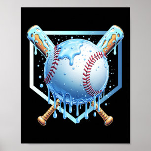 Sell Drip For Boys Home Plate Ice Cream Drip Youth Poster