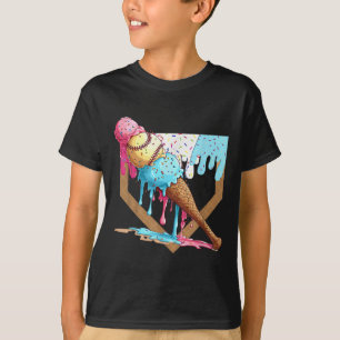 Sell Drip For Boys Home Plate Ice Cream Drip Youth T-Shirt