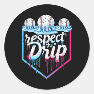 Sell Drip For Boys Ice Cream Drip Youth Boys Sell Classic Round Sticker