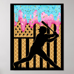 Sell Drip T Boy Girls Dripping Ice Cream American Poster
