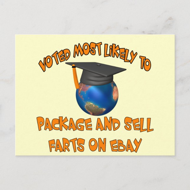 Sell Farts Postcard (Front)