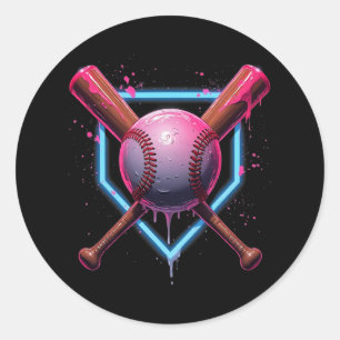 Sell Home Plate Drip Boys Sell T4  Classic Round Sticker
